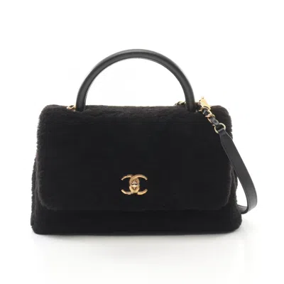 Pre-owned Chanel Leather Handbag () In Black