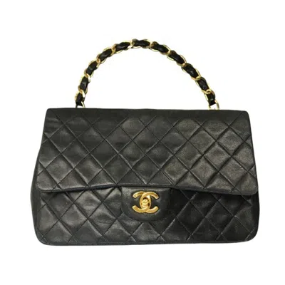 Pre-owned Chanel Leather Handbag () In Black