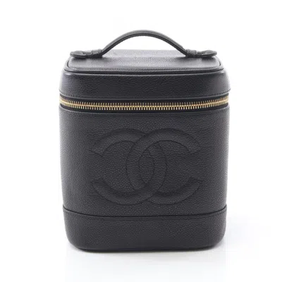 Pre-owned Chanel Leather Handbag () In Black