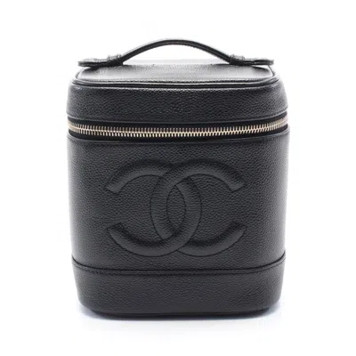 Pre-owned Chanel Leather Handbag () In Black