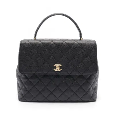 Pre-owned Chanel Leather Handbag () In Black