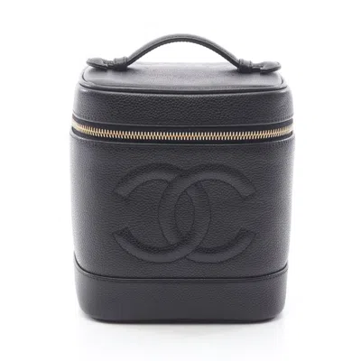 Pre-owned Chanel Leather Handbag () In Black