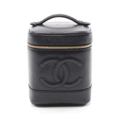 Pre-owned Chanel Leather Handbag () In Black