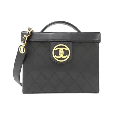 Pre-owned Chanel Leather Handbag () In Black