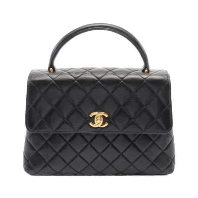 Pre-owned Chanel Leather Handbag () In Black