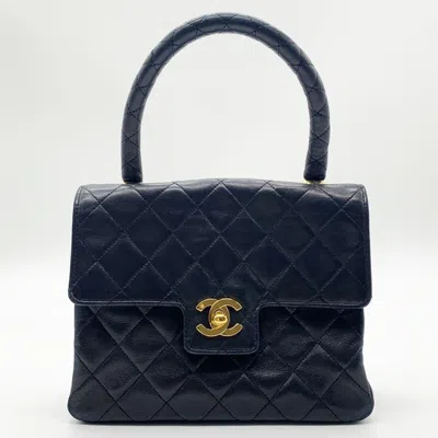 Pre-owned Chanel Leather Handbag () In Blue