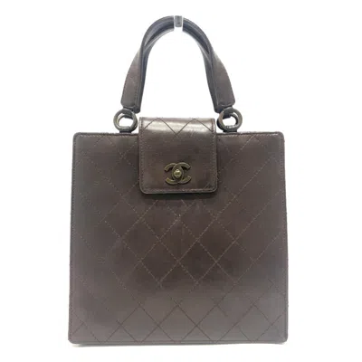 Pre-owned Chanel Leather Handbag () In Brown