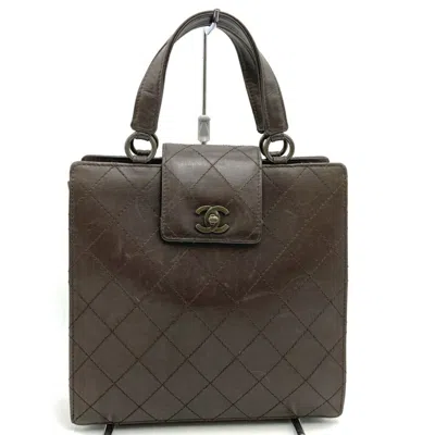 Pre-owned Chanel Leather Handbag () In Brown