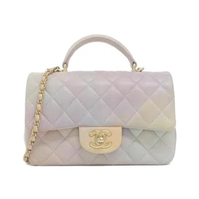 Pre-owned Chanel Leather Handbag () In Pink