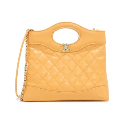 Pre-owned Chanel Leather Handbag () In Sand
