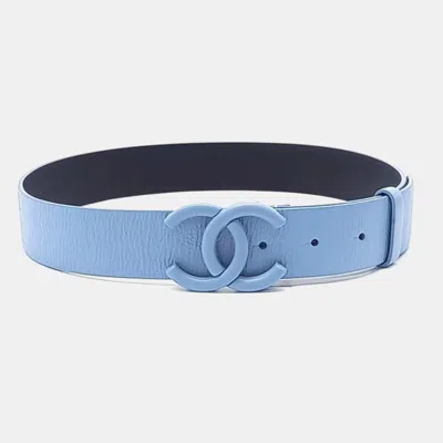 Pre-owned Chanel Leather Logo Belt In Multi