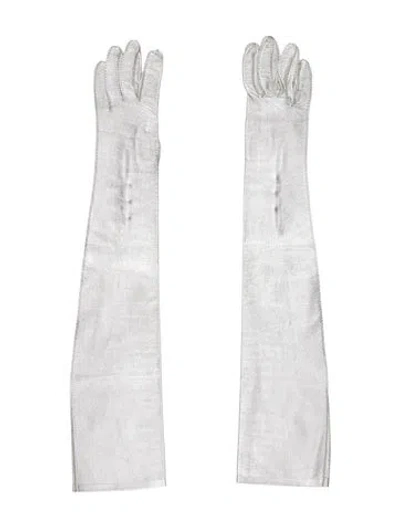 Pre-owned Chanel Leather Long Gloves