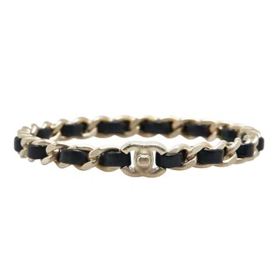 Pre-owned Chanel Leather Metal Bangle () In Multi