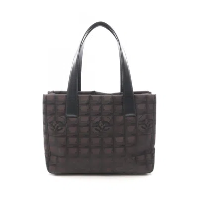 Pre-owned Chanel Leather Nylon Canvas Tote Bag () In Multi