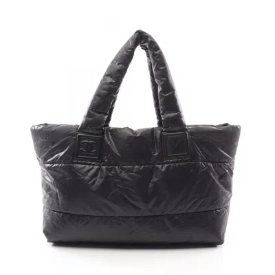 Pre-owned Chanel Leather Nylon Tote Bag () In Multi