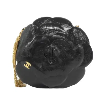 Pre-owned Chanel Leather Shoulder Bag () In Black