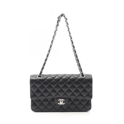 Pre-owned Chanel Leather Shoulder Bag () In Black
