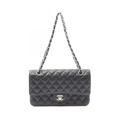 Pre-owned Chanel Leather Shoulder Bag () In Black