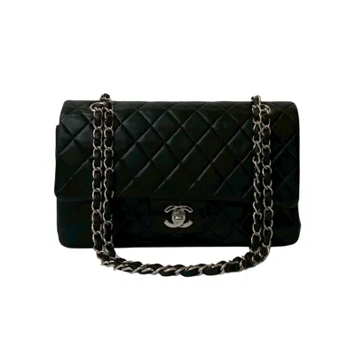 Pre-owned Chanel Leather Shoulder Bag () In Black