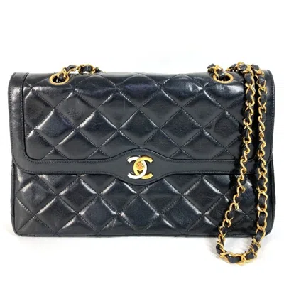 Pre-owned Chanel Leather Shoulder Bag () In Blue