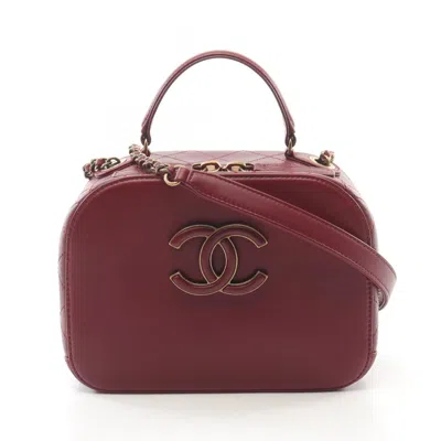 Pre-owned Chanel Leather Shoulder Bag () In Blue