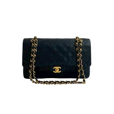 Pre-owned Chanel Leather Shoulder Bag () In Blue