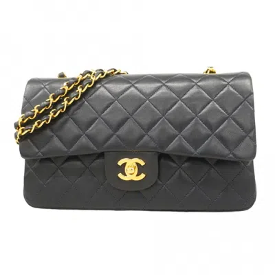 Pre-owned Chanel Leather Shoulder Bag () In Blue
