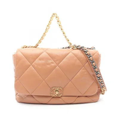 Pre-owned Chanel Leather Shoulder Bag () In Brown