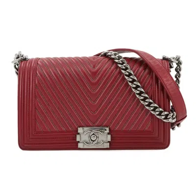 Pre-owned Chanel Leather Shoulder Bag () In Multi