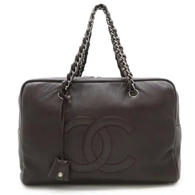 Pre-owned Chanel Leather Shoulder Bag () In Multi