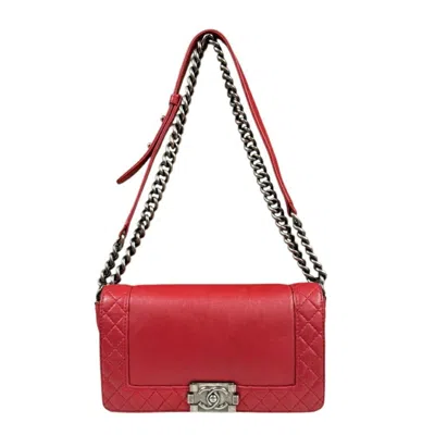Pre-owned Chanel Leather Shoulder Bag () In Multi