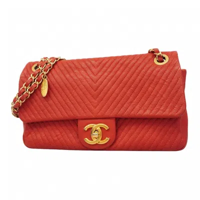 Pre-owned Chanel Leather Shoulder Bag () In Multi