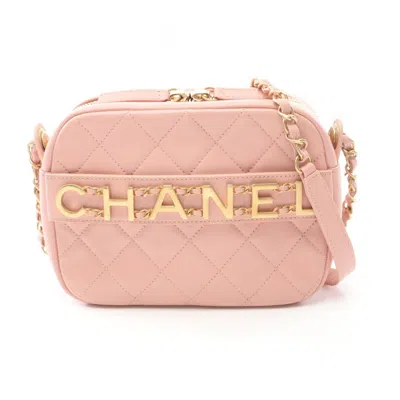 Pre-owned Chanel Leather Shoulder Bag () In Pink