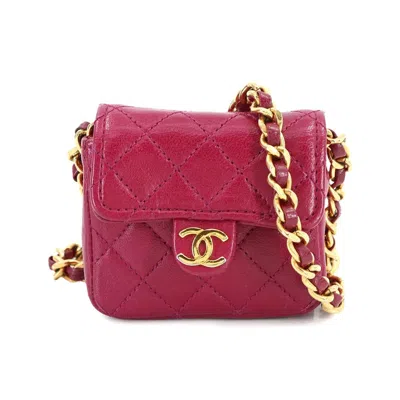 Pre-owned Chanel Leather Shoulder Bag () In Pink