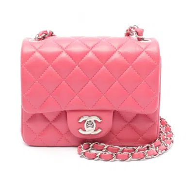 Pre-owned Chanel Leather Shoulder Bag () In Pink