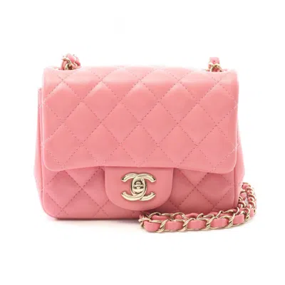 Pre-owned Chanel Leather Shoulder Bag () In Pink