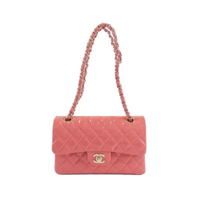 Pre-owned Chanel Leather Shoulder Bag () In Pink