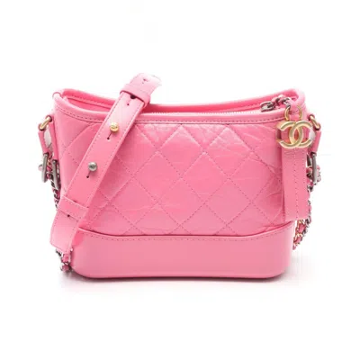 Pre-owned Chanel Leather Shoulder Bag () In Pink