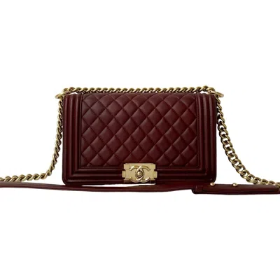 Pre-owned Chanel Leather Shoulder Bag () In Pink