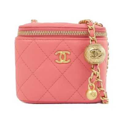 Pre-owned Chanel Leather Shoulder Bag () In Pink
