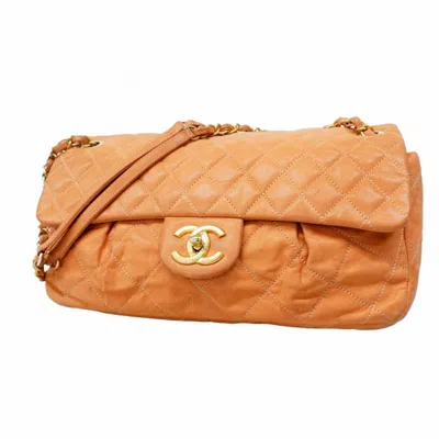 Pre-owned Chanel Leather Shoulder Bag () In Pink