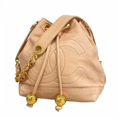 Pre-owned Chanel Leather Shoulder Bag () In Pink