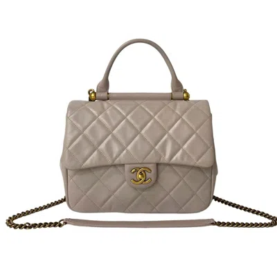 Pre-owned Chanel Leather Shoulder Bag () In Pink