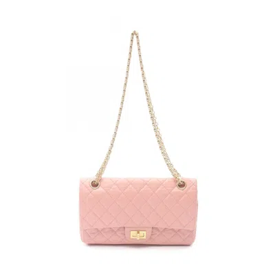 Pre-owned Chanel Leather Shoulder Bag () In Pink