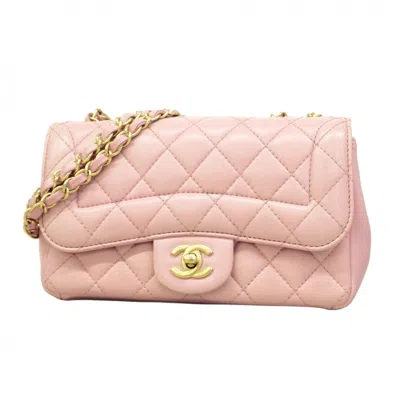 Pre-owned Chanel Leather Shoulder Bag () In Pink