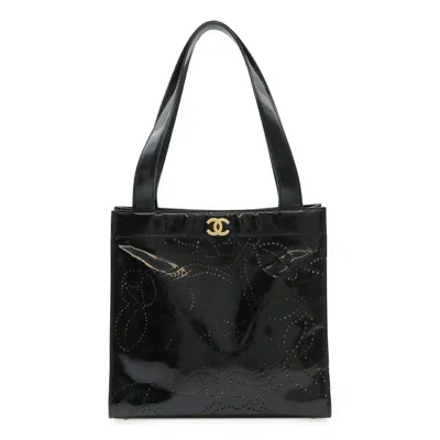 Pre-owned Chanel Leather Shoulder Bag Tote Bag () In Black