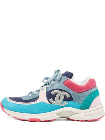 Pre-owned Chanel Leather Sneakers