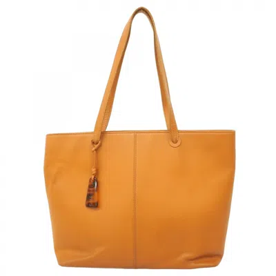 Pre-owned Chanel Leather Tote Bag () In Brown
