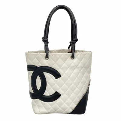 Pre-owned Chanel Leather Tote Bag () In Multi