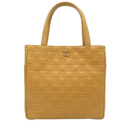 Pre-owned Chanel Leather Tote Bag () In Multi